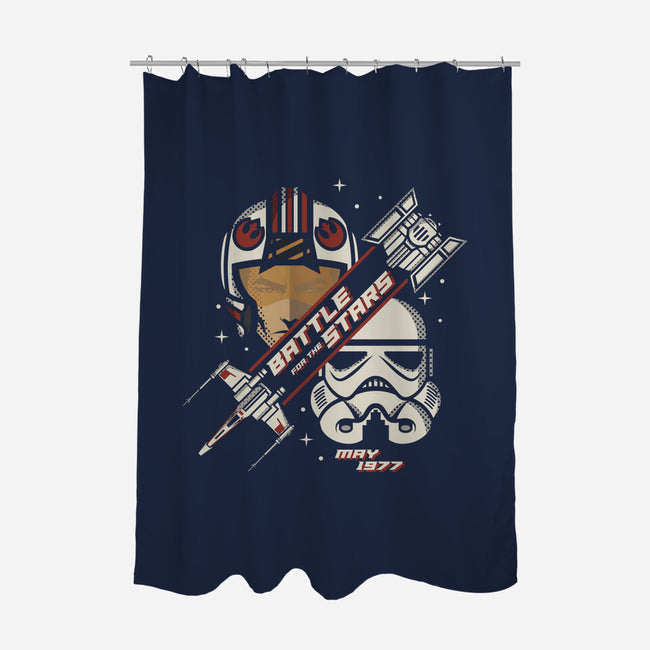 Battle For The Stars-None-Polyester-Shower Curtain-jrberger