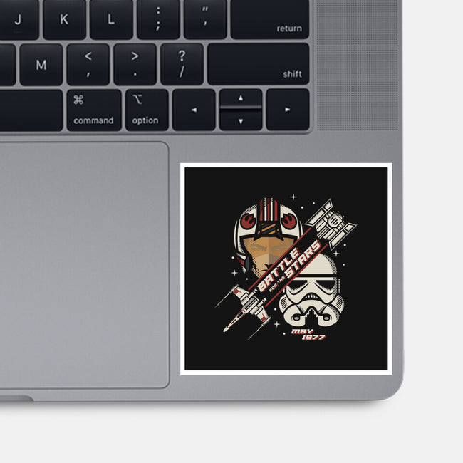 Battle For The Stars-None-Glossy-Sticker-jrberger