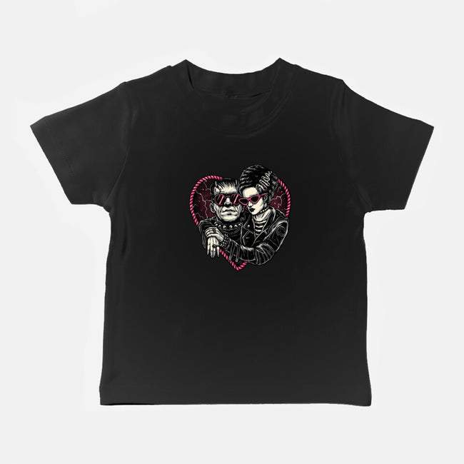 Creature Romance-Baby-Basic-Tee-glitchygorilla