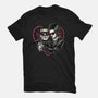 Creature Romance-Unisex-Basic-Tee-glitchygorilla