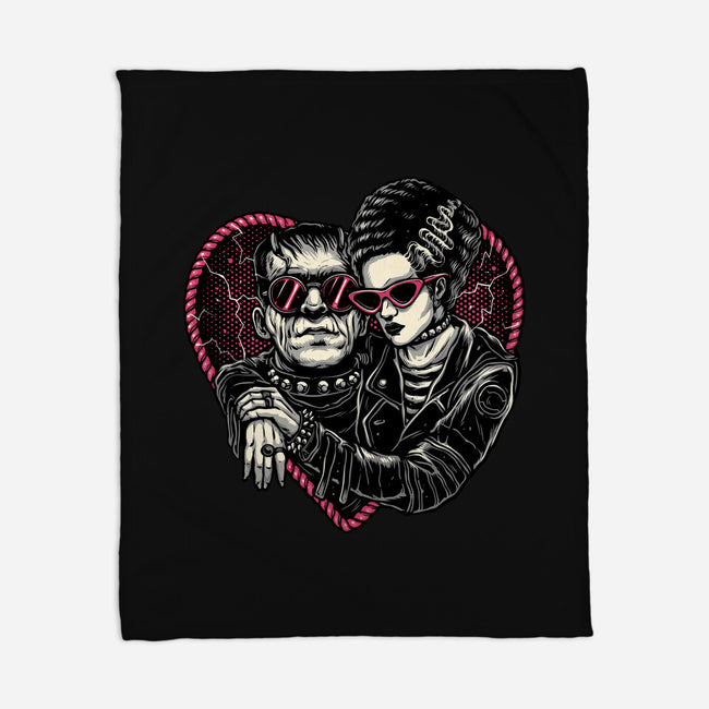 Creature Romance-None-Fleece-Blanket-glitchygorilla