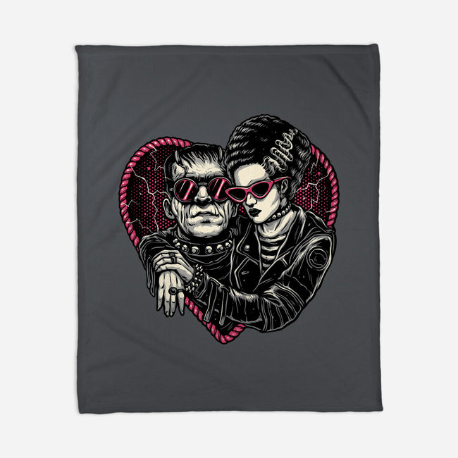 Creature Romance-None-Fleece-Blanket-glitchygorilla