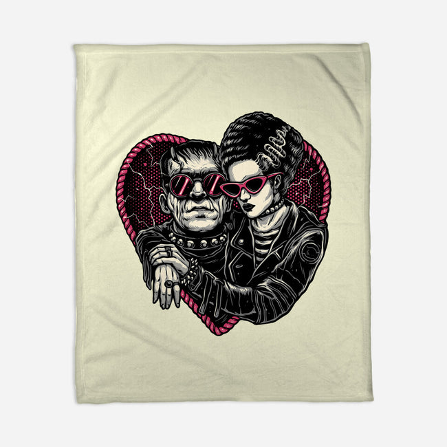 Creature Romance-None-Fleece-Blanket-glitchygorilla