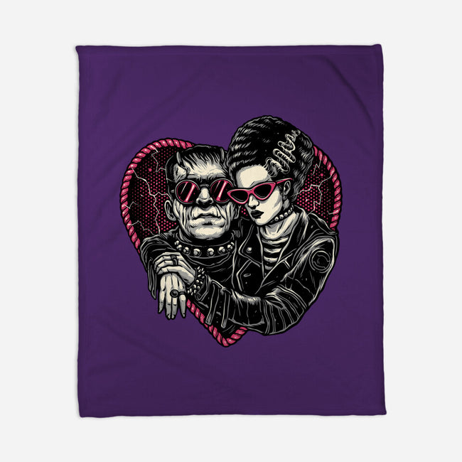 Creature Romance-None-Fleece-Blanket-glitchygorilla