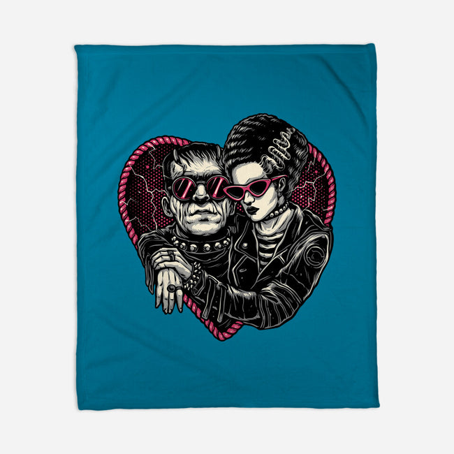 Creature Romance-None-Fleece-Blanket-glitchygorilla
