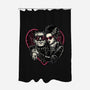 Creature Romance-None-Polyester-Shower Curtain-glitchygorilla