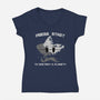 Press Start To Destroy-Womens-V-Neck-Tee-rmatix