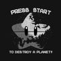 Press Start To Destroy-Womens-V-Neck-Tee-rmatix
