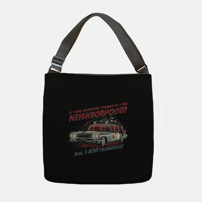 Ghost Hotline-None-Adjustable Tote-Bag-glitchygorilla