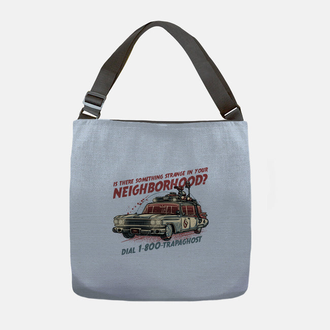 Ghost Hotline-None-Adjustable Tote-Bag-glitchygorilla