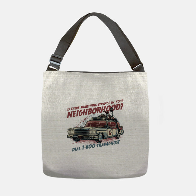 Ghost Hotline-None-Adjustable Tote-Bag-glitchygorilla