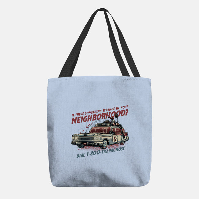 Ghost Hotline-None-Basic Tote-Bag-glitchygorilla