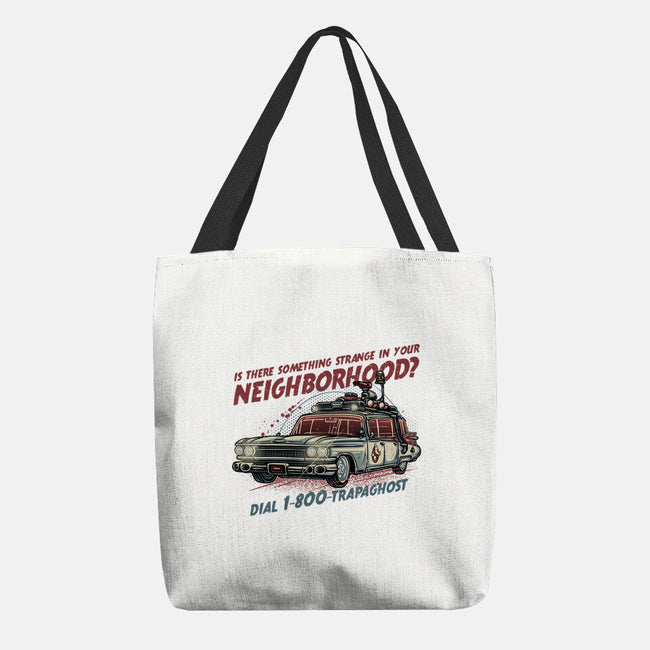 Ghost Hotline-None-Basic Tote-Bag-glitchygorilla