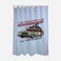 Ghost Hotline-None-Polyester-Shower Curtain-glitchygorilla