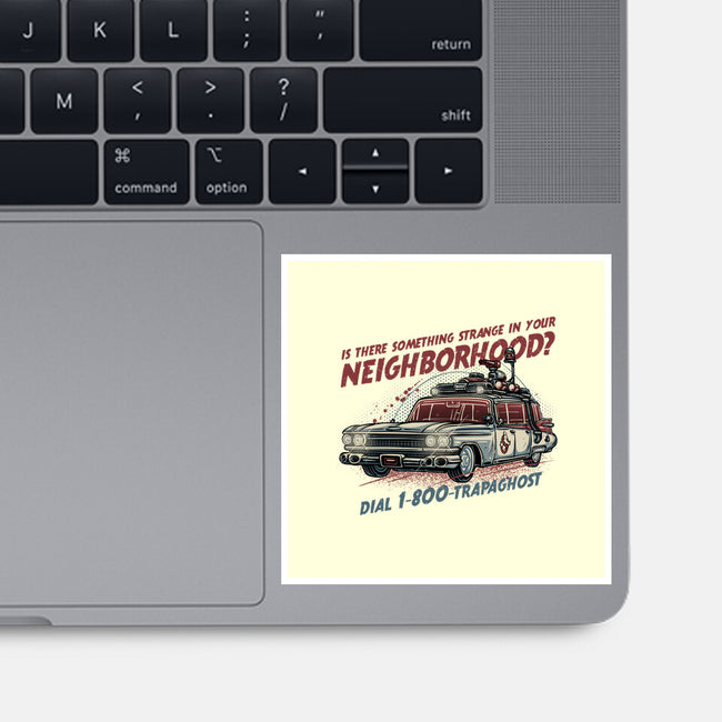 Ghost Hotline-None-Glossy-Sticker-glitchygorilla