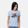 Ghost Hotline-Womens-Basic-Tee-glitchygorilla