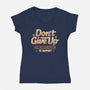 You Have A Cat To Support-Womens-V-Neck-Tee-koalastudio