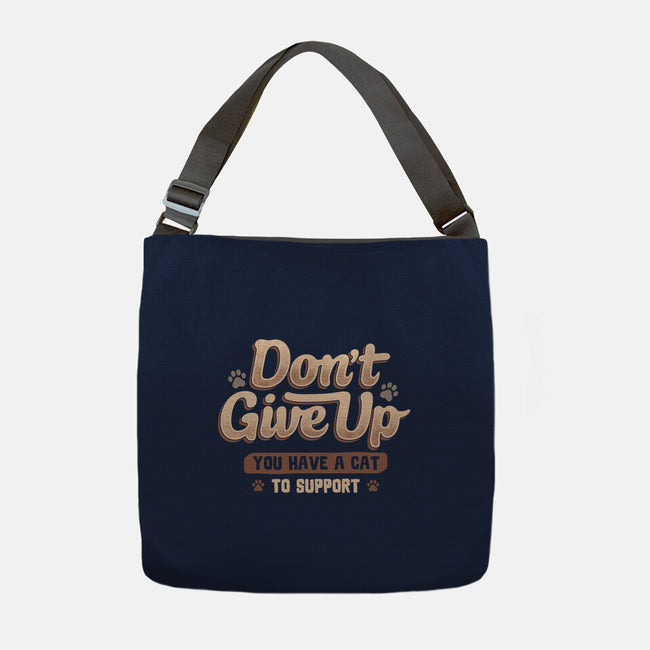 You Have A Cat To Support-None-Adjustable Tote-Bag-koalastudio
