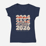 Let's Pretend I Have A Plan-Womens-V-Neck-Tee-koalastudio