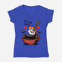 Soy In Love-Womens-V-Neck-Tee-fanfabio