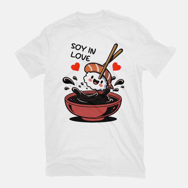 Soy In Love-Unisex-Basic-Tee-fanfabio