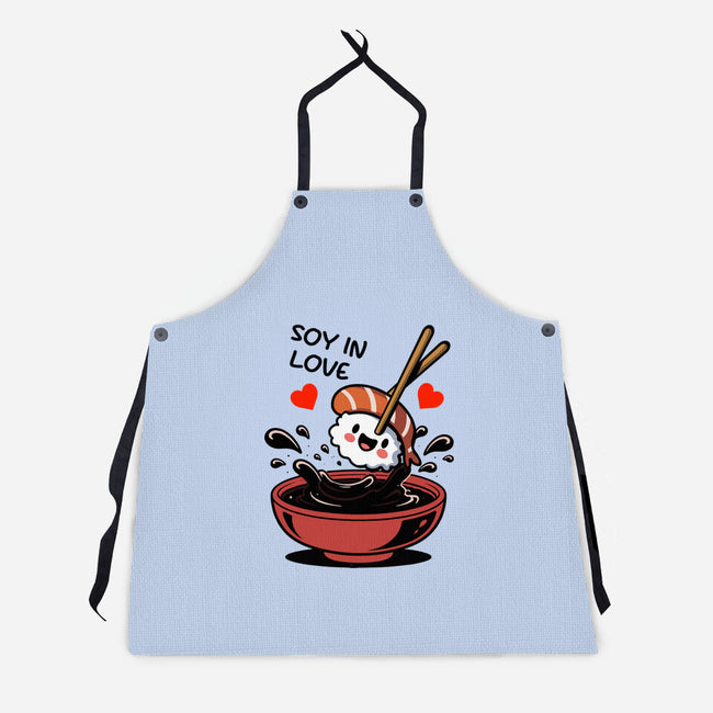 Soy In Love-Unisex-Kitchen-Apron-fanfabio