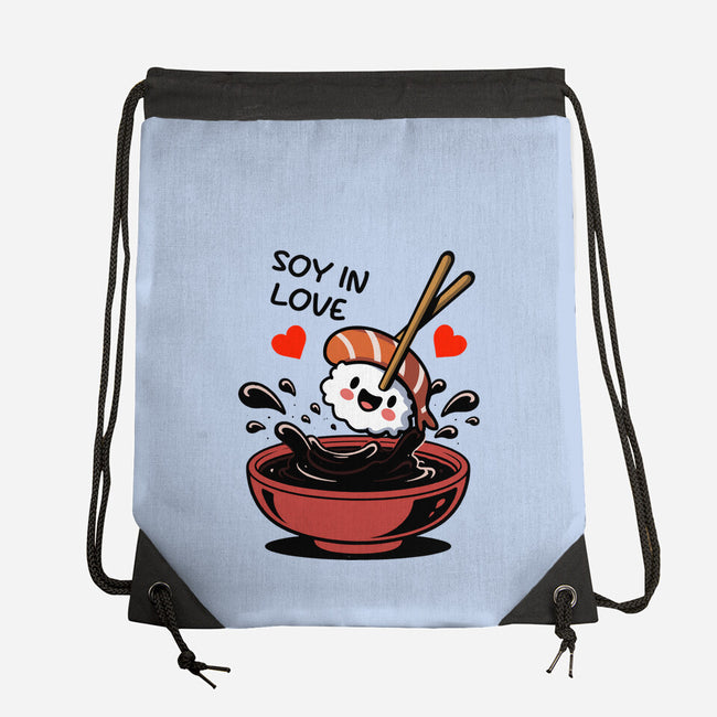 Soy In Love-None-Drawstring-Bag-fanfabio