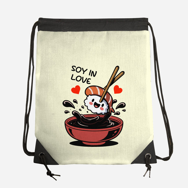 Soy In Love-None-Drawstring-Bag-fanfabio