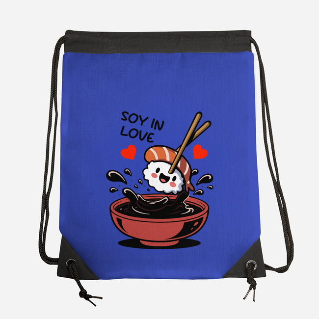 Soy In Love-None-Drawstring-Bag-fanfabio