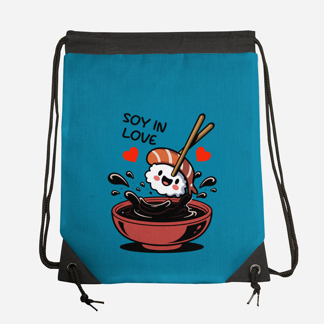 Soy In Love-None-Drawstring-Bag-fanfabio