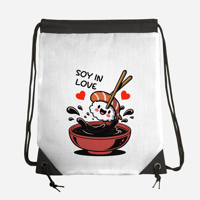 Soy In Love-None-Drawstring-Bag-fanfabio
