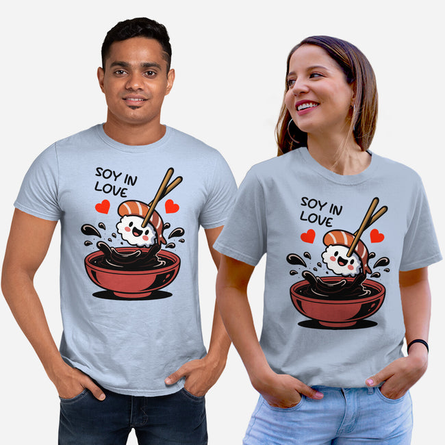 Soy In Love-Unisex-Basic-Tee-fanfabio