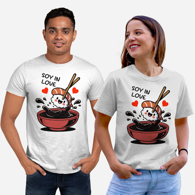 Soy In Love-Unisex-Basic-Tee-fanfabio
