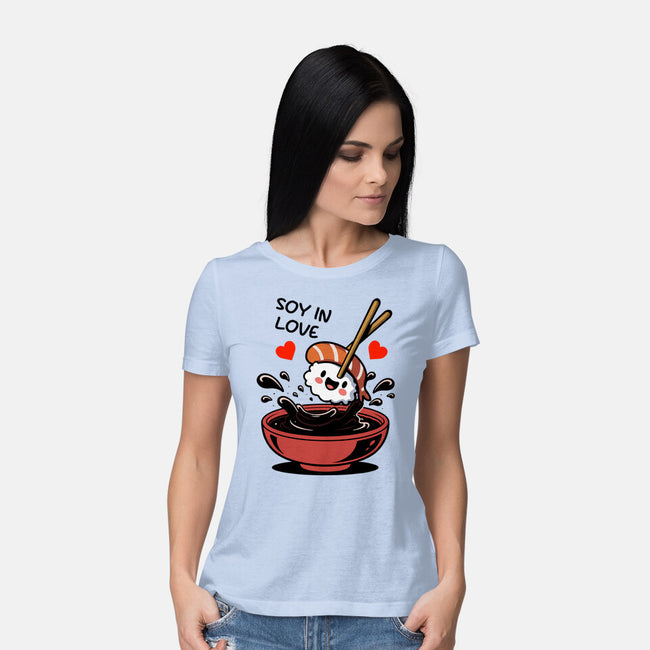 Soy In Love-Womens-Basic-Tee-fanfabio
