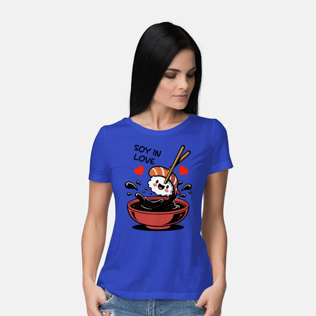Soy In Love-Womens-Basic-Tee-fanfabio