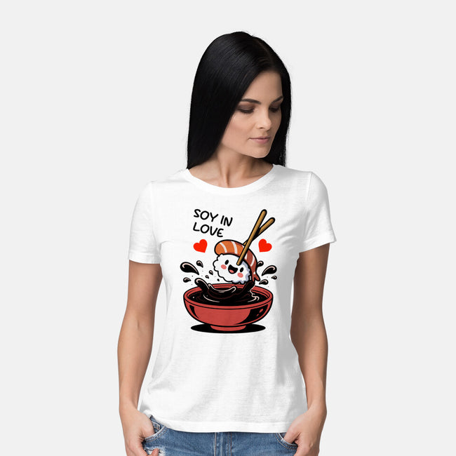 Soy In Love-Womens-Basic-Tee-fanfabio
