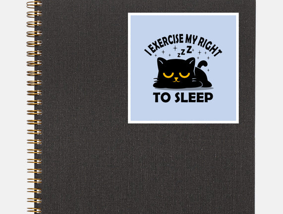 Exercise My Right To Sleep