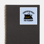Exercise My Right To Sleep-None-Glossy-Sticker-erion_designs