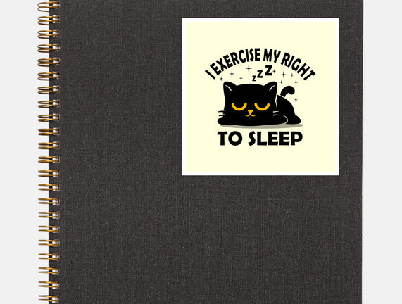 Exercise My Right To Sleep