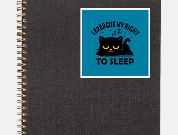 Exercise My Right To Sleep