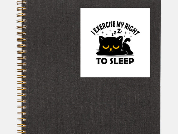 Exercise My Right To Sleep