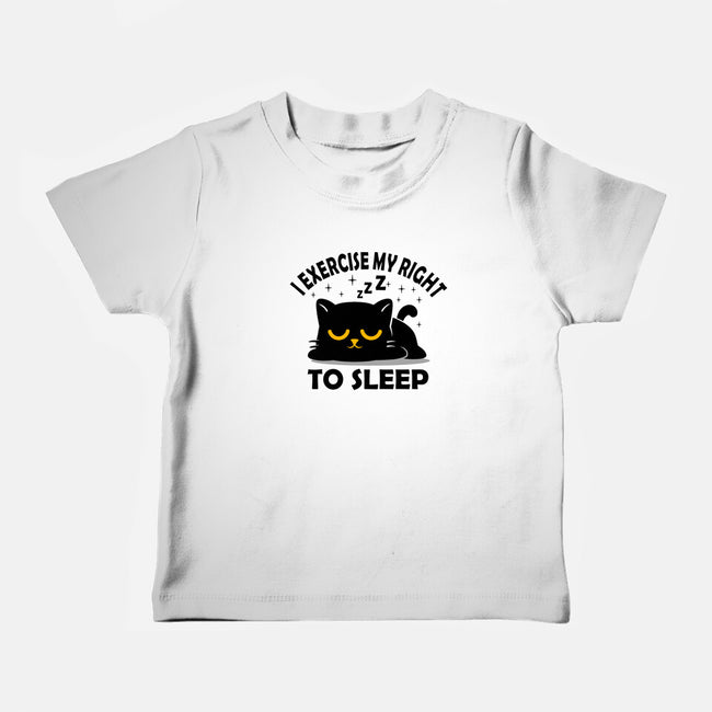Exercise My Right To Sleep-Baby-Basic-Tee-erion_designs