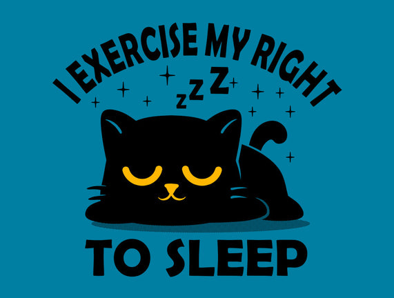 Exercise My Right To Sleep