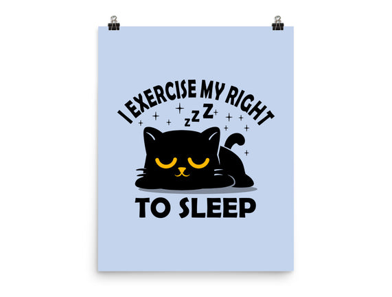 Exercise My Right To Sleep