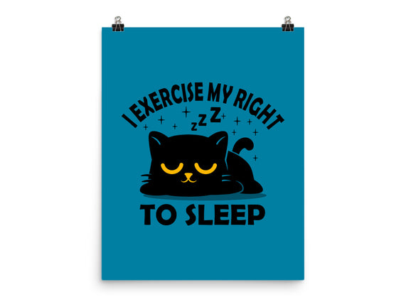 Exercise My Right To Sleep