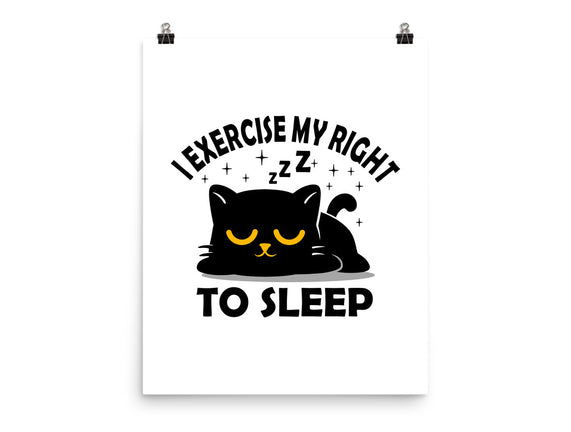 Exercise My Right To Sleep