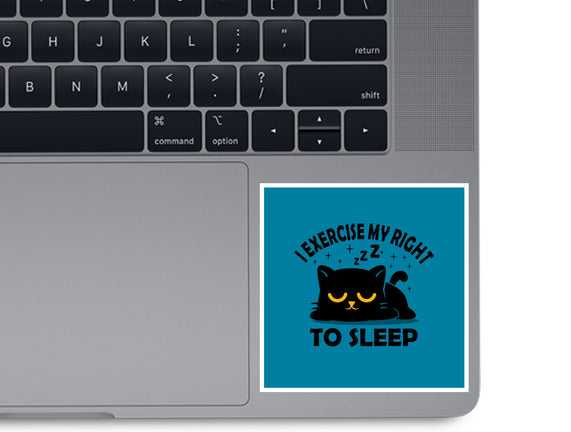Exercise My Right To Sleep