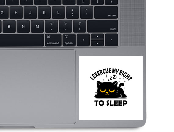 Exercise My Right To Sleep