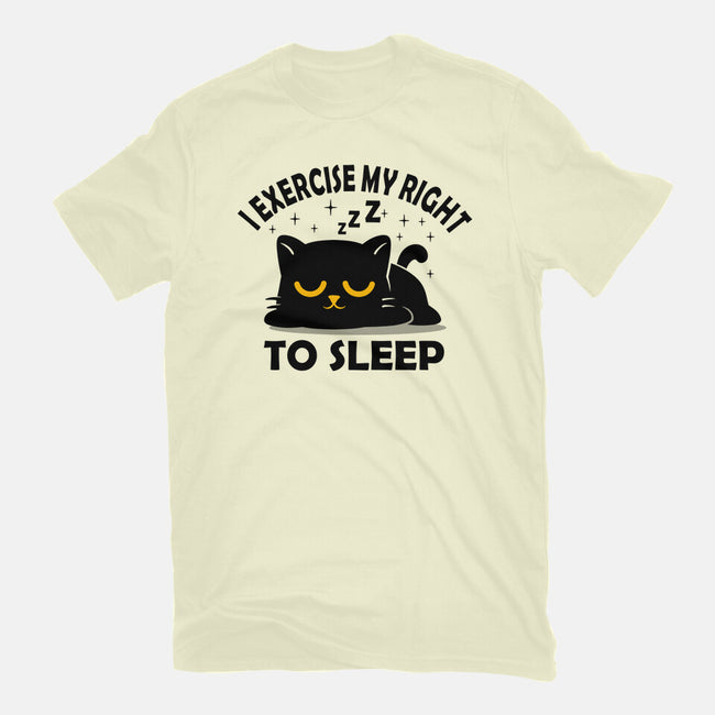 Exercise My Right To Sleep-Mens-Basic-Tee-erion_designs