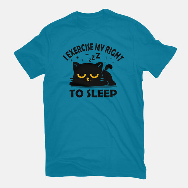 Exercise My Right To Sleep-Mens-Basic-Tee-erion_designs